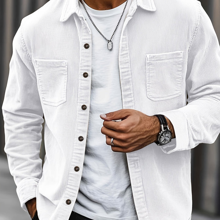 Dalton | Textured Ribbed Overshirt