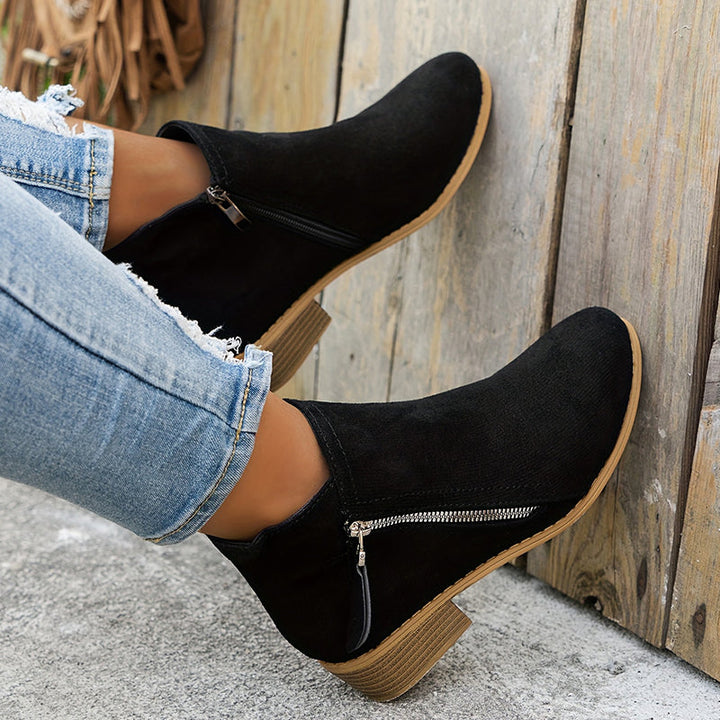 Adeline | Classic Side-Zip Ankle Boots