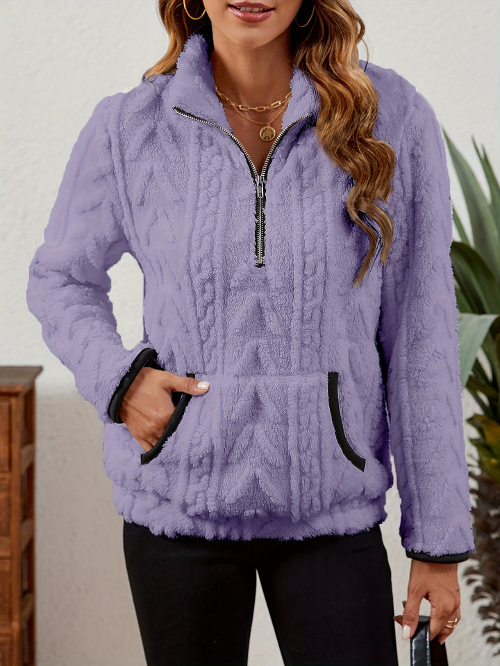 Juniper | Textured Half-Zip Pullover