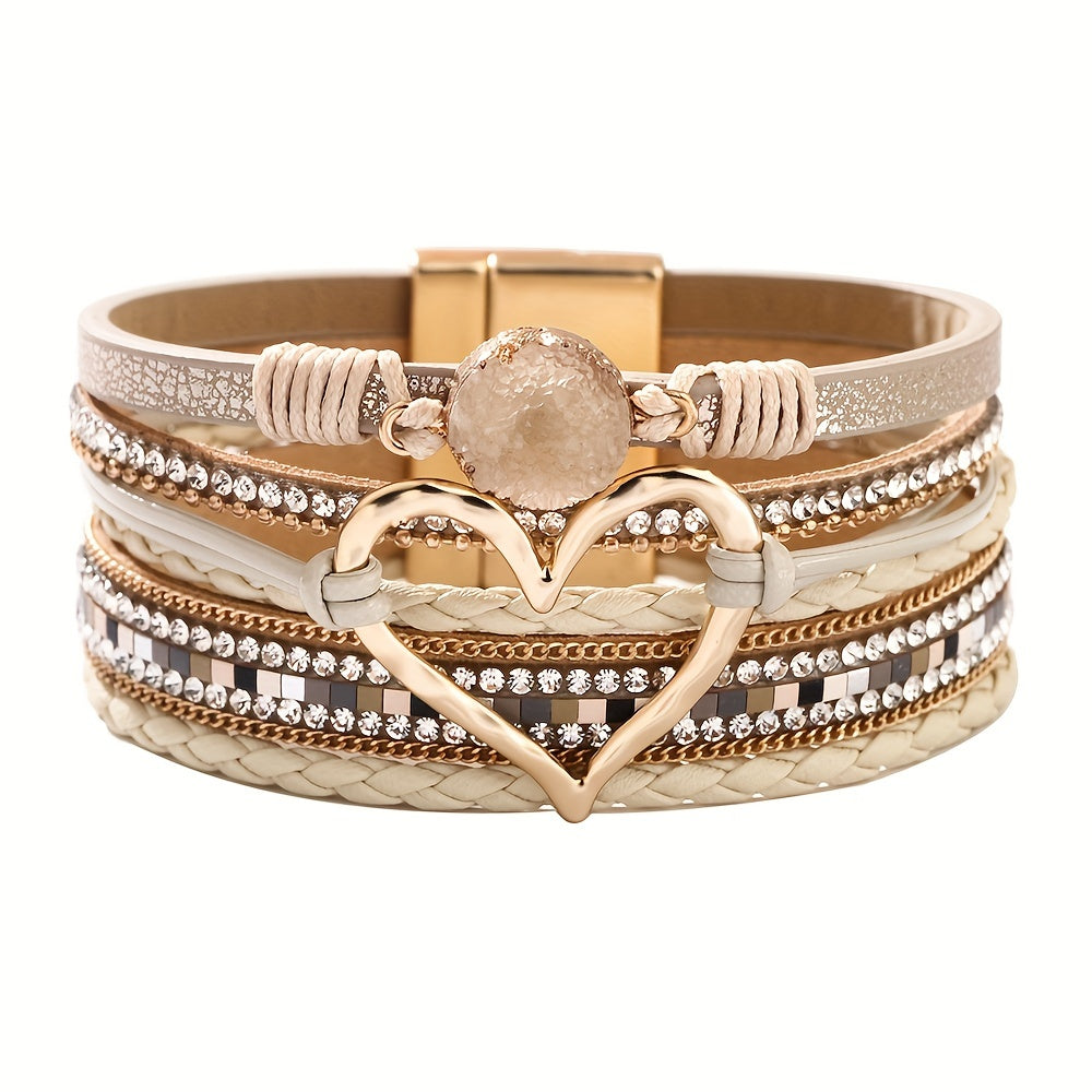 Liliana | Layered Heart Bracelet