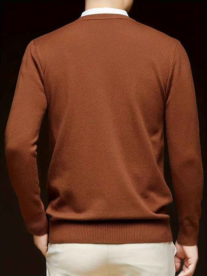 Lincoln | Refined V-Neck Jumper