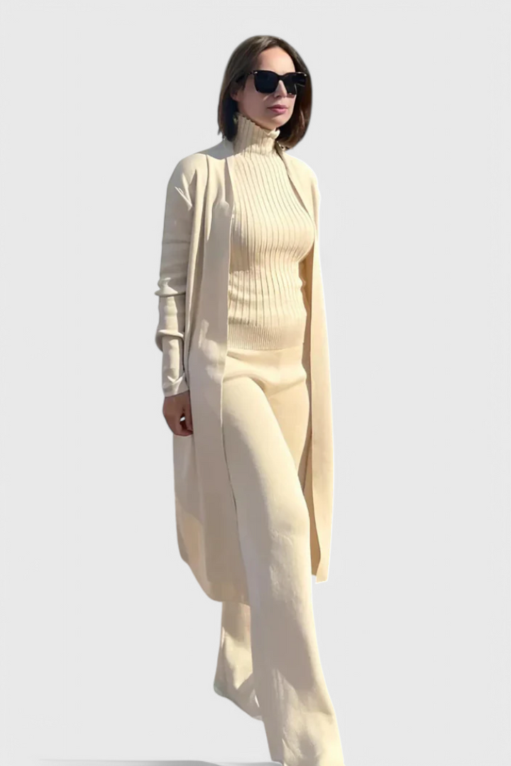 Vesper | Elegant Soft-Knit Three-Piece Set