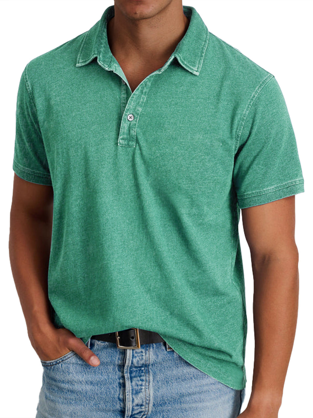 Bradley | Vintage-Wash Polo Shirt