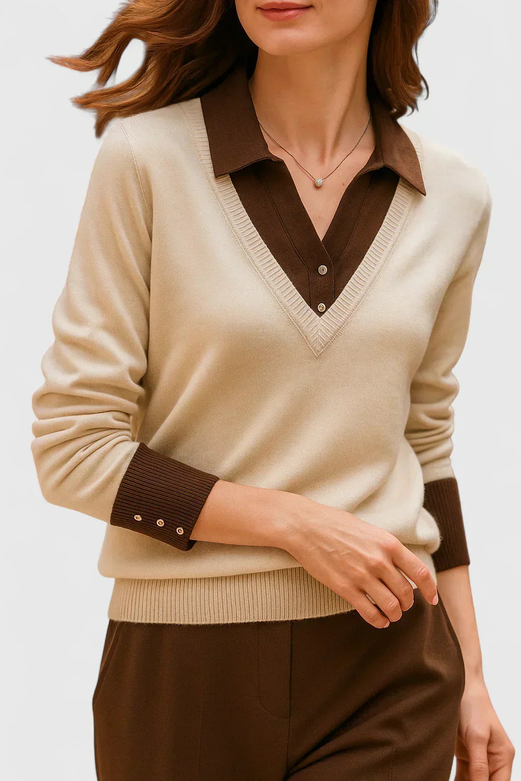 Tilda | Refined Collared Jumper