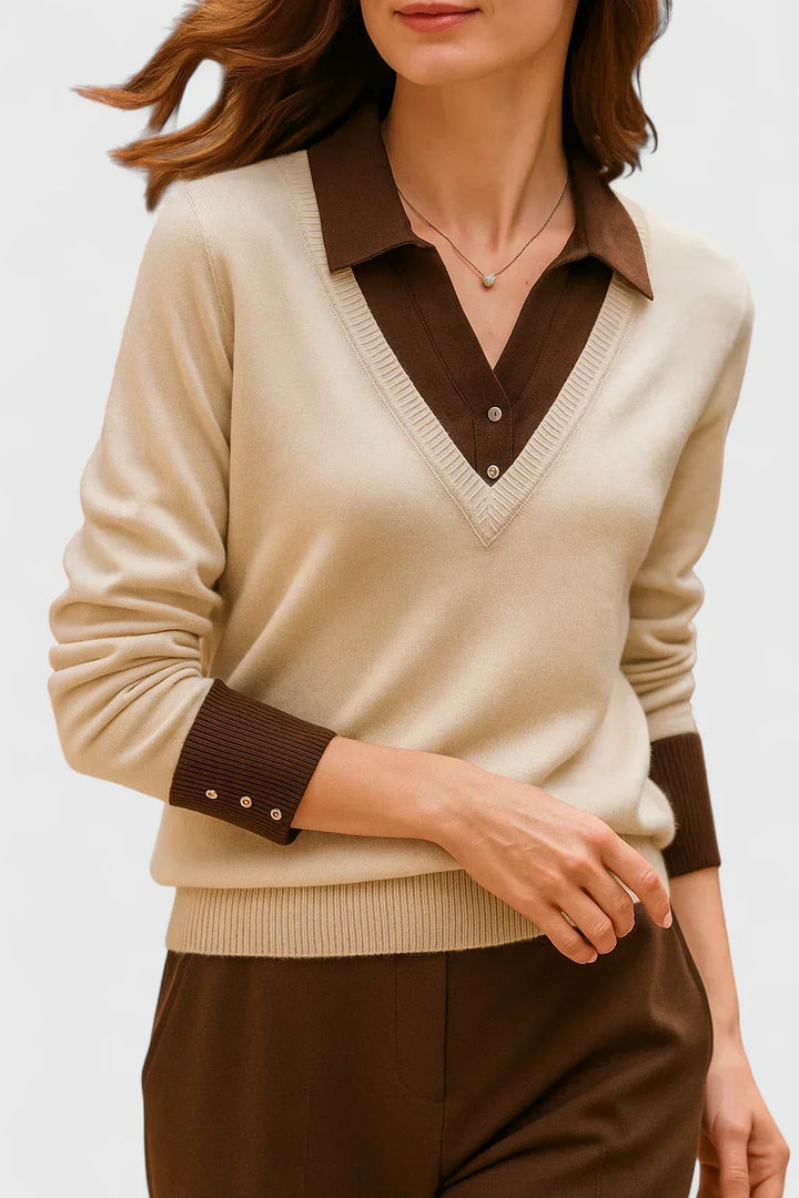 Tilda | Refined Collared Jumper
