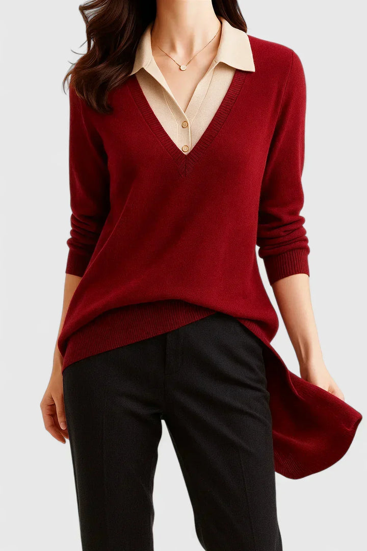 Tilda | Refined Collared Jumper