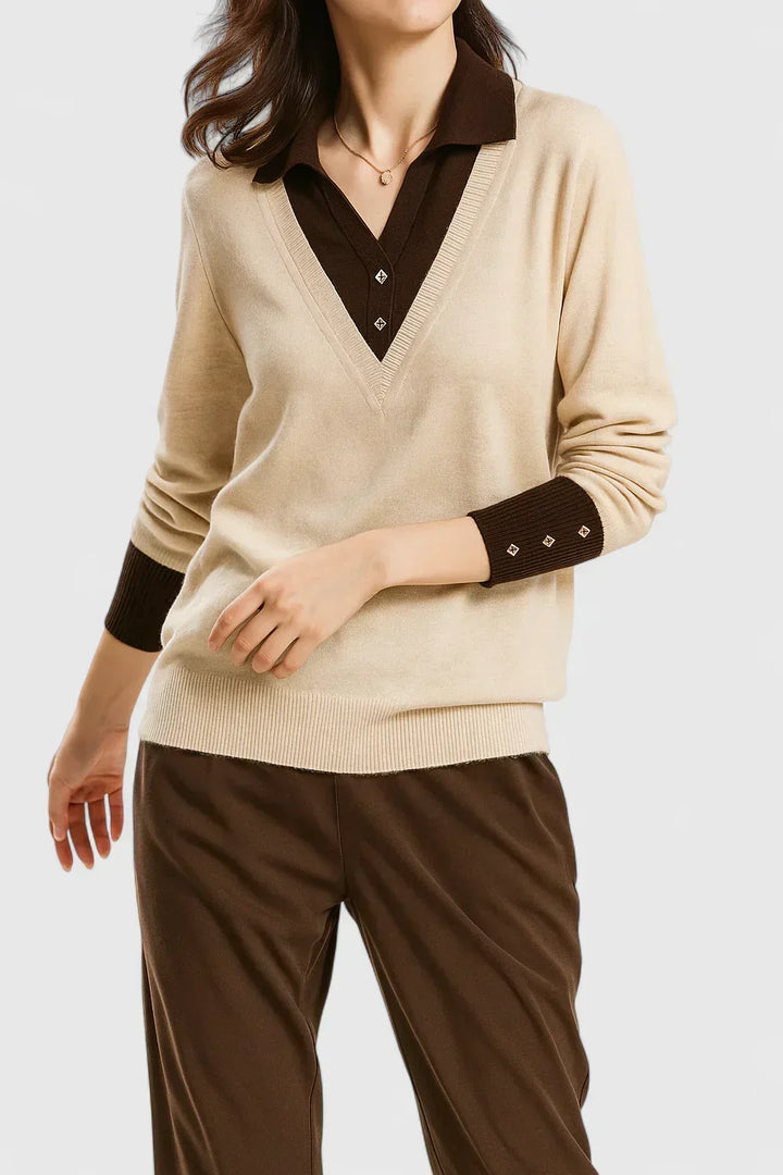 Tilda | Refined Collared Jumper