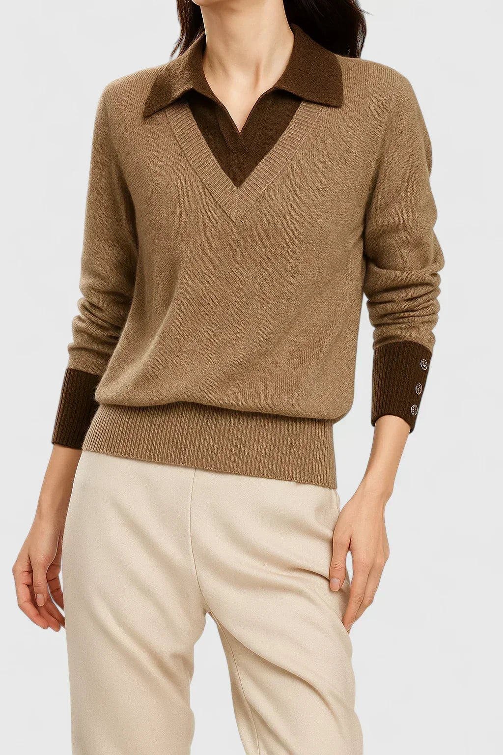 Tilda | Refined Collared Jumper