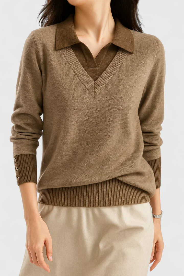 Tilda | Refined Collared Jumper