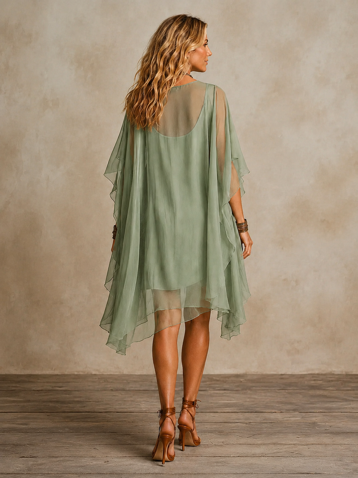 Mira | Flowing Boho Mini Dress