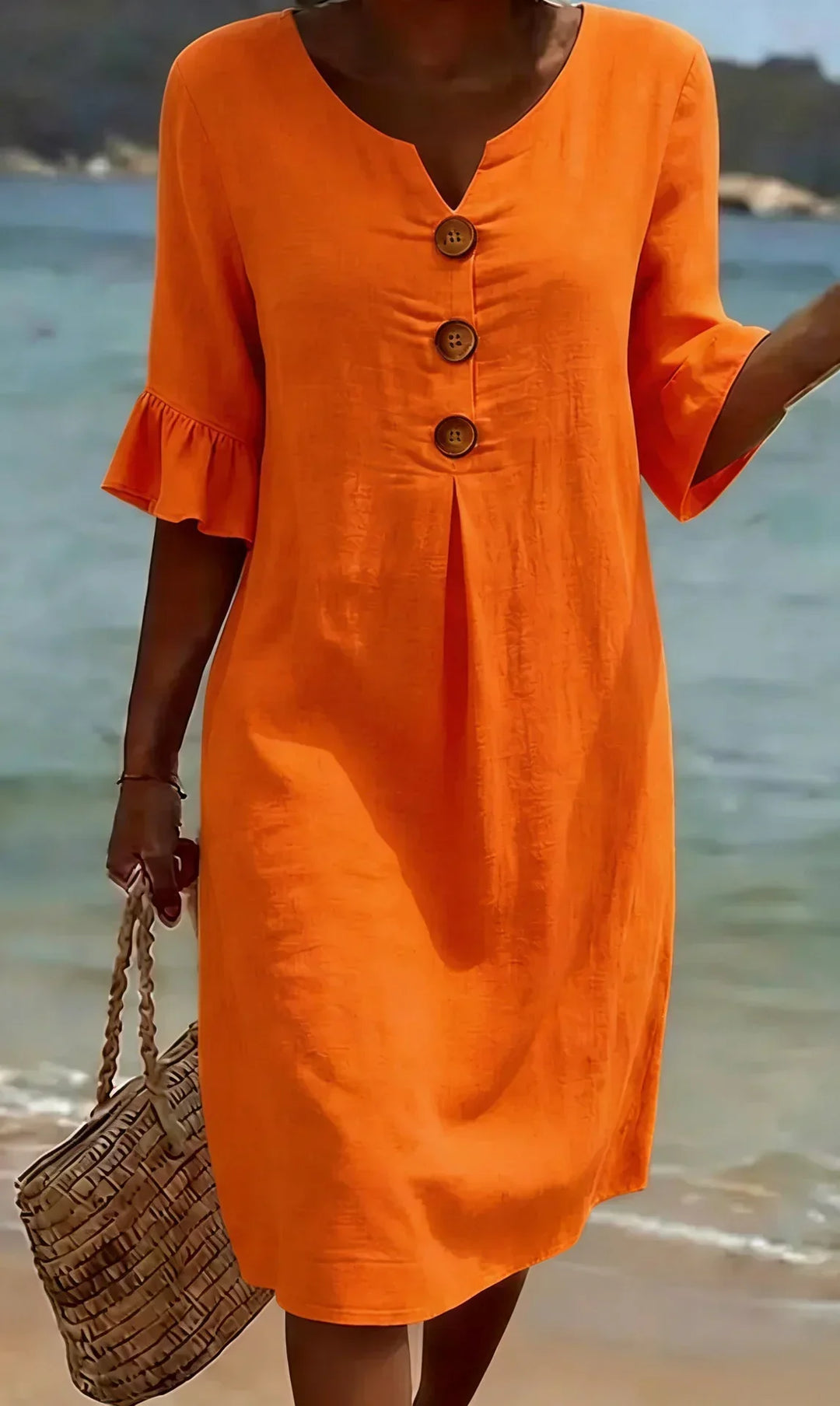 Rosemary | Relaxed Button-Front Dress