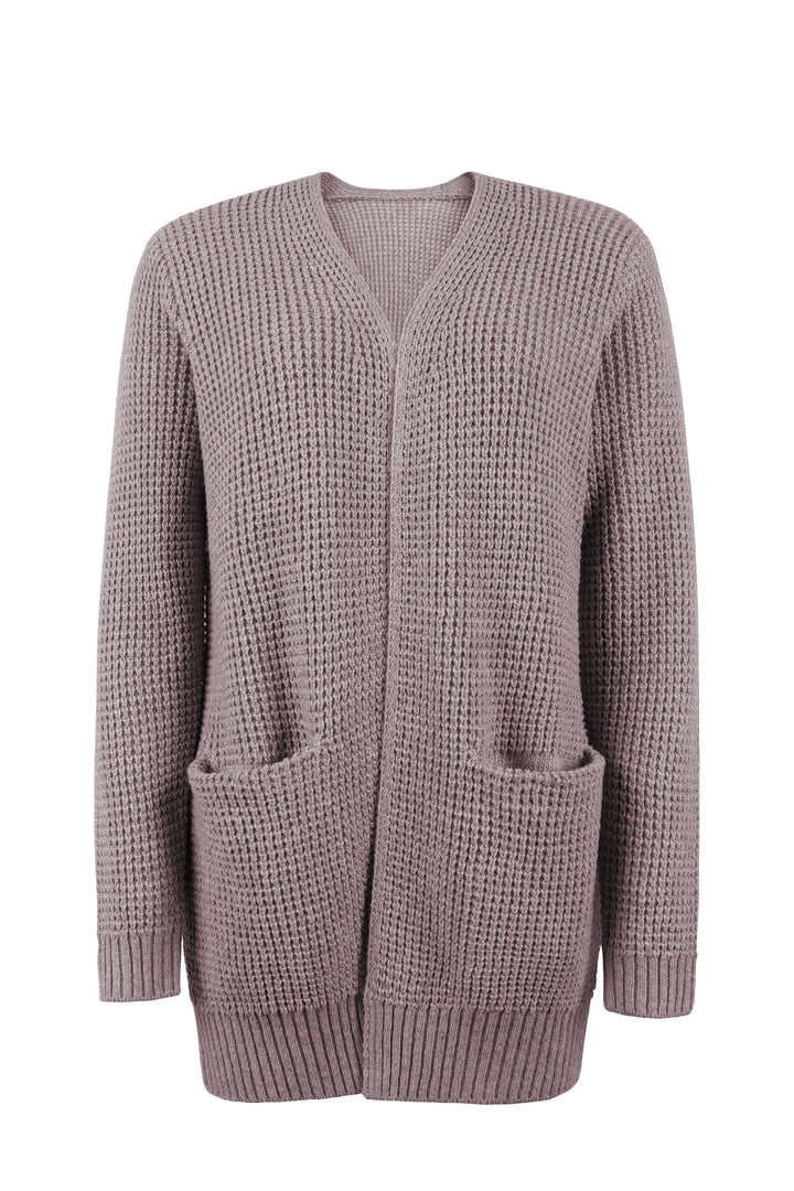Patricia | Waffle-Knit Cardigan