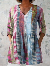 Elspeth | Artful V-Neck Tunic