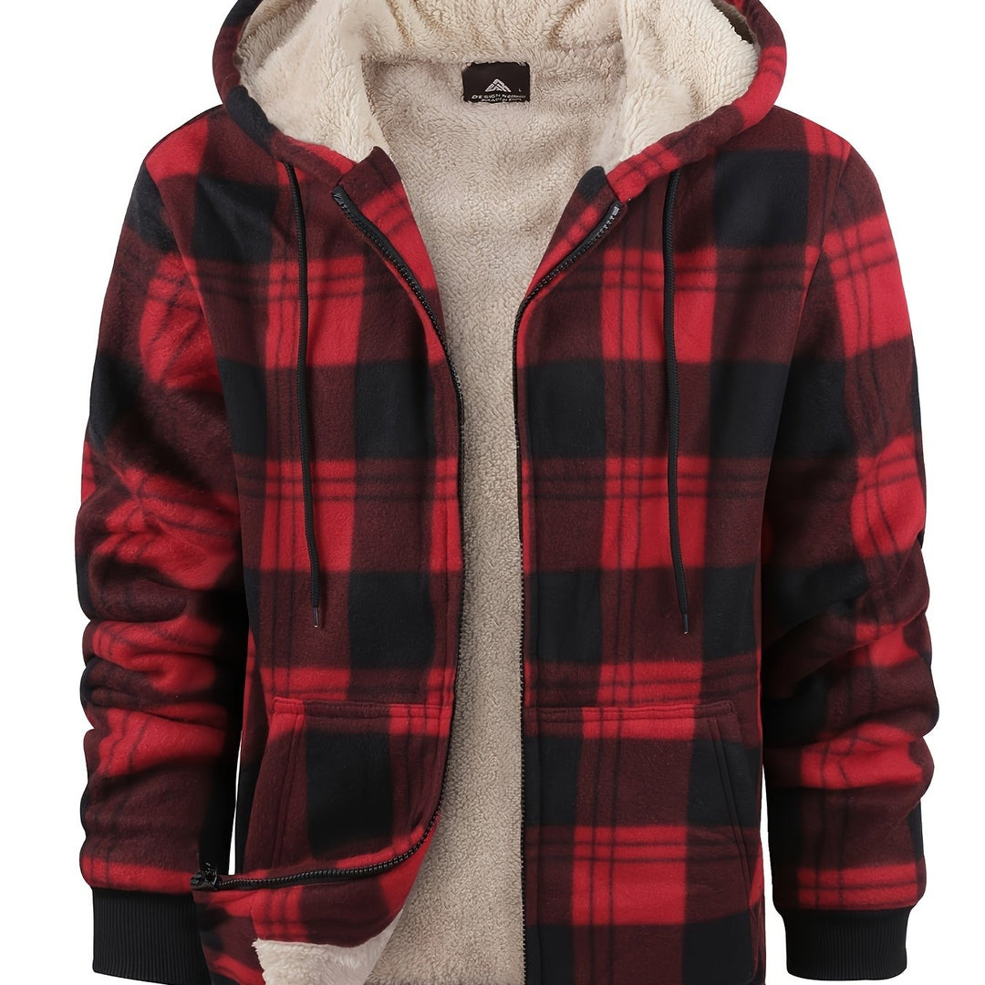 Graham | Hooded Plaid Shirt Jacket