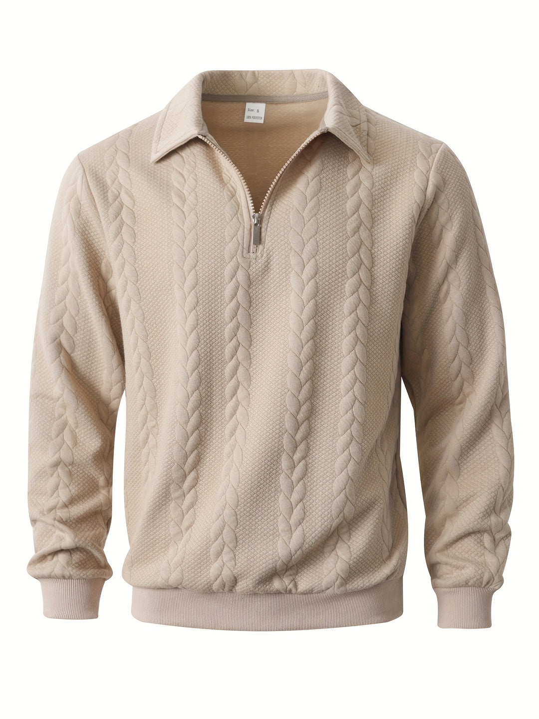 Harvey | Textured Half-Zip Pullover