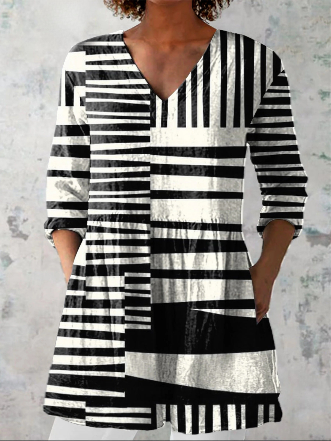 Diane | Artful Striped Tunic