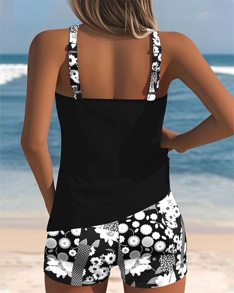 Juno | Floral Two-Piece Swim Set