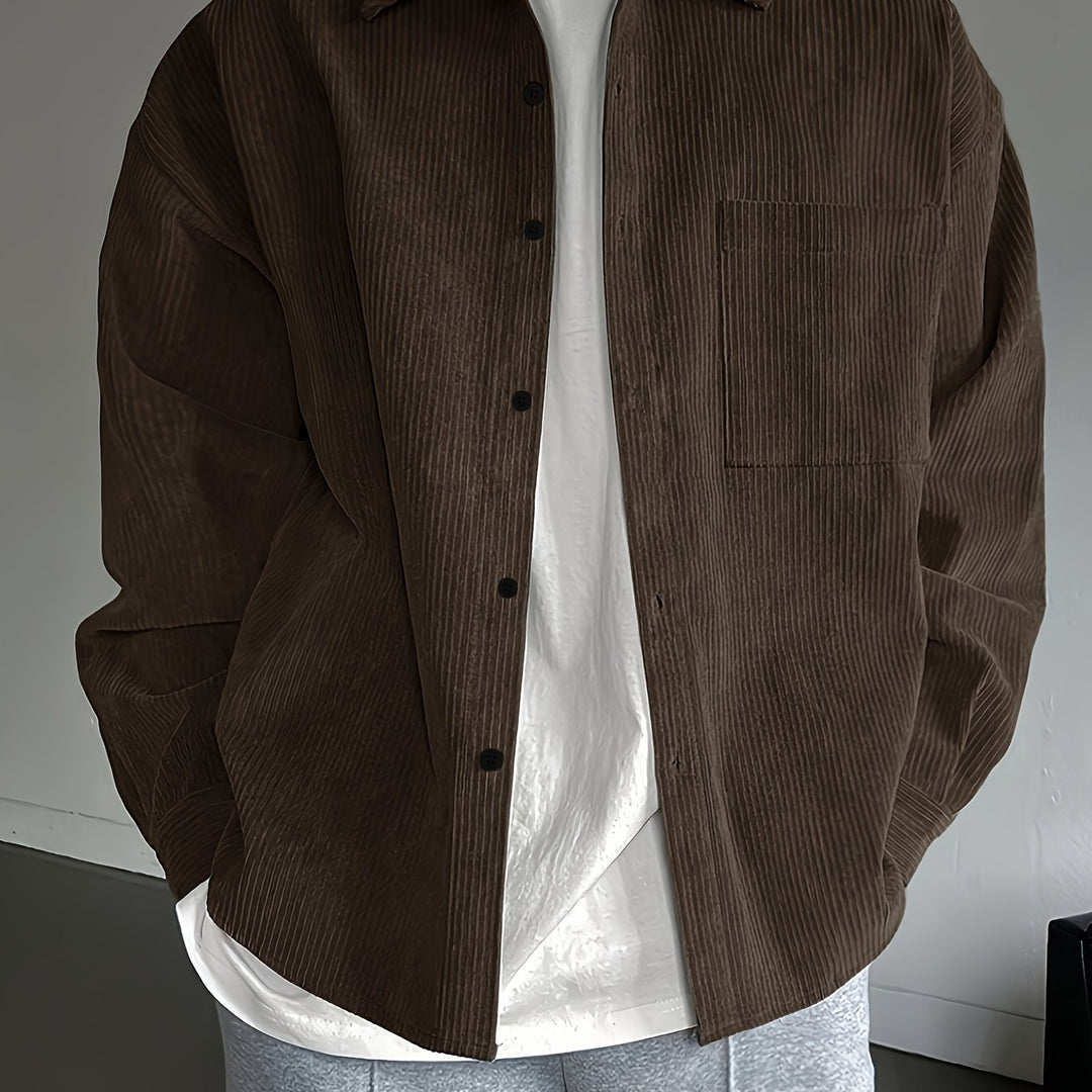 Sheldon | Relaxed Textured Button-Up Shirt