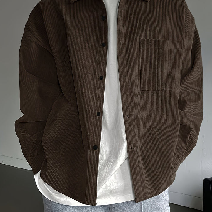 Sheldon | Relaxed Textured Button-Up Shirt
