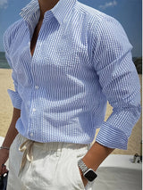 Harrison | Refined Striped Long-Sleeve Shirt