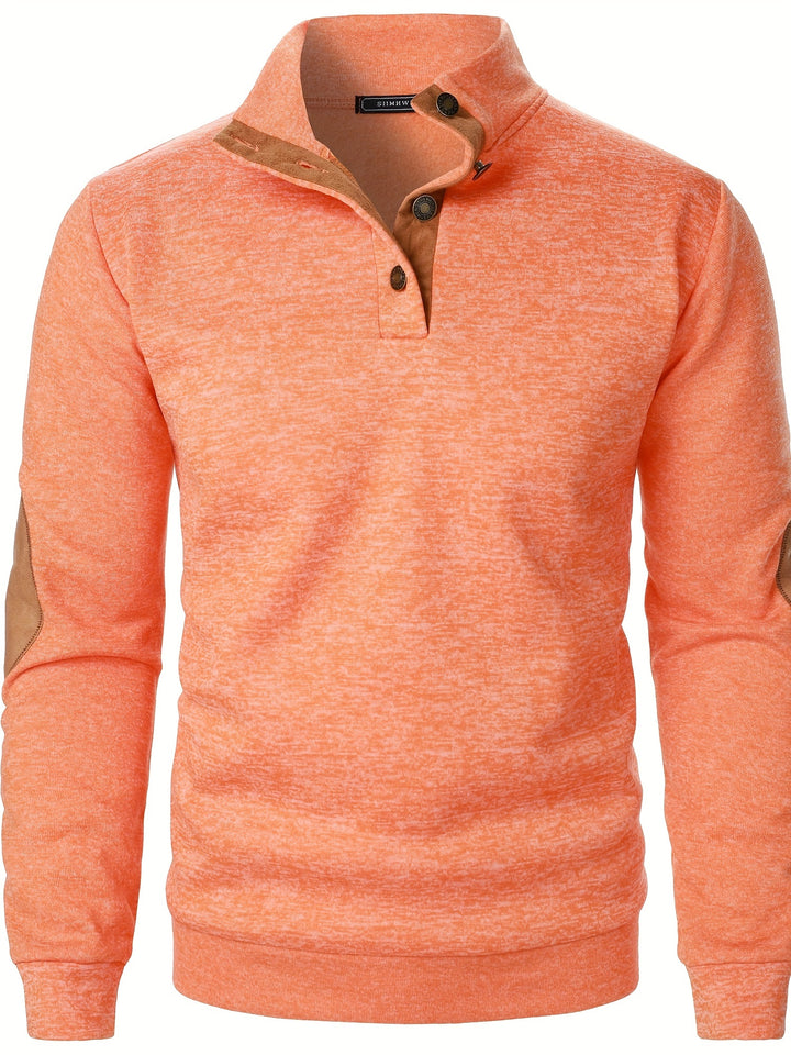 Wesson | Refined Button-Collar Pullover