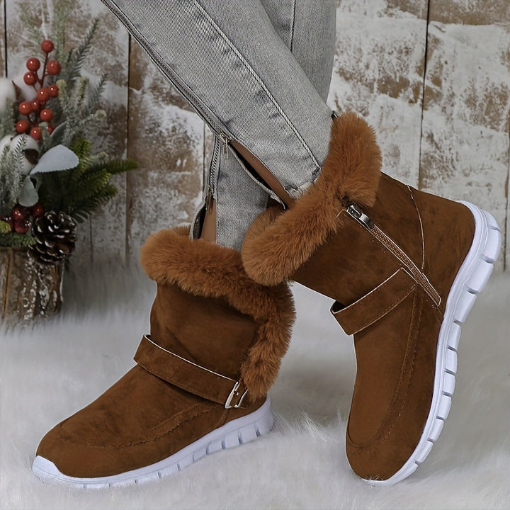 Fern | Cosy Cuffed Winter Ankle Boots
