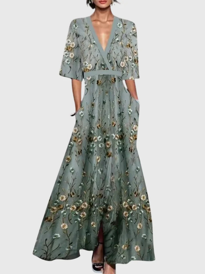 Cosima | Floral Wide-Leg Two-Piece Set
