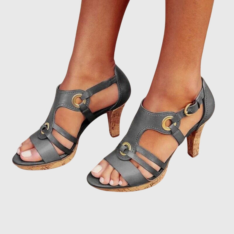Fiora | Elegant Strappy Heeled Sandals