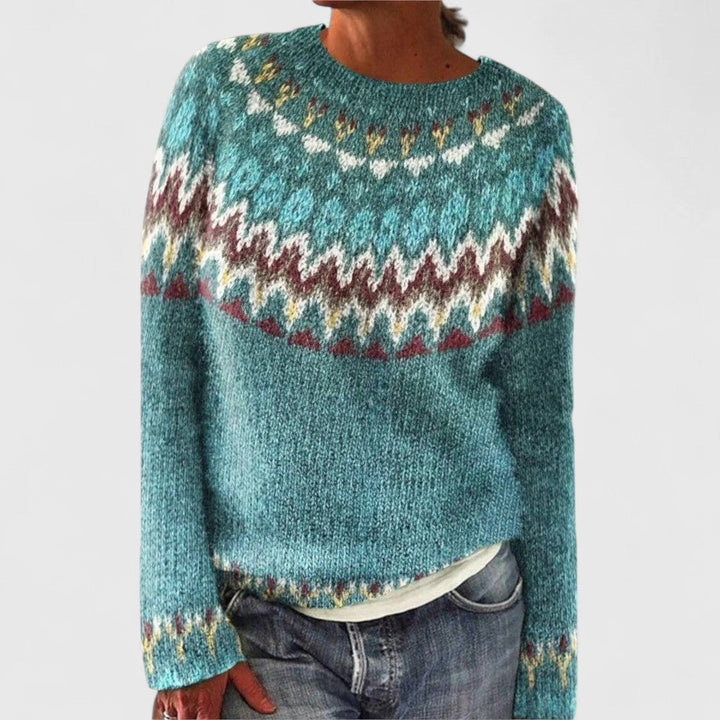 Ophelia | Patterned Knit Sweater