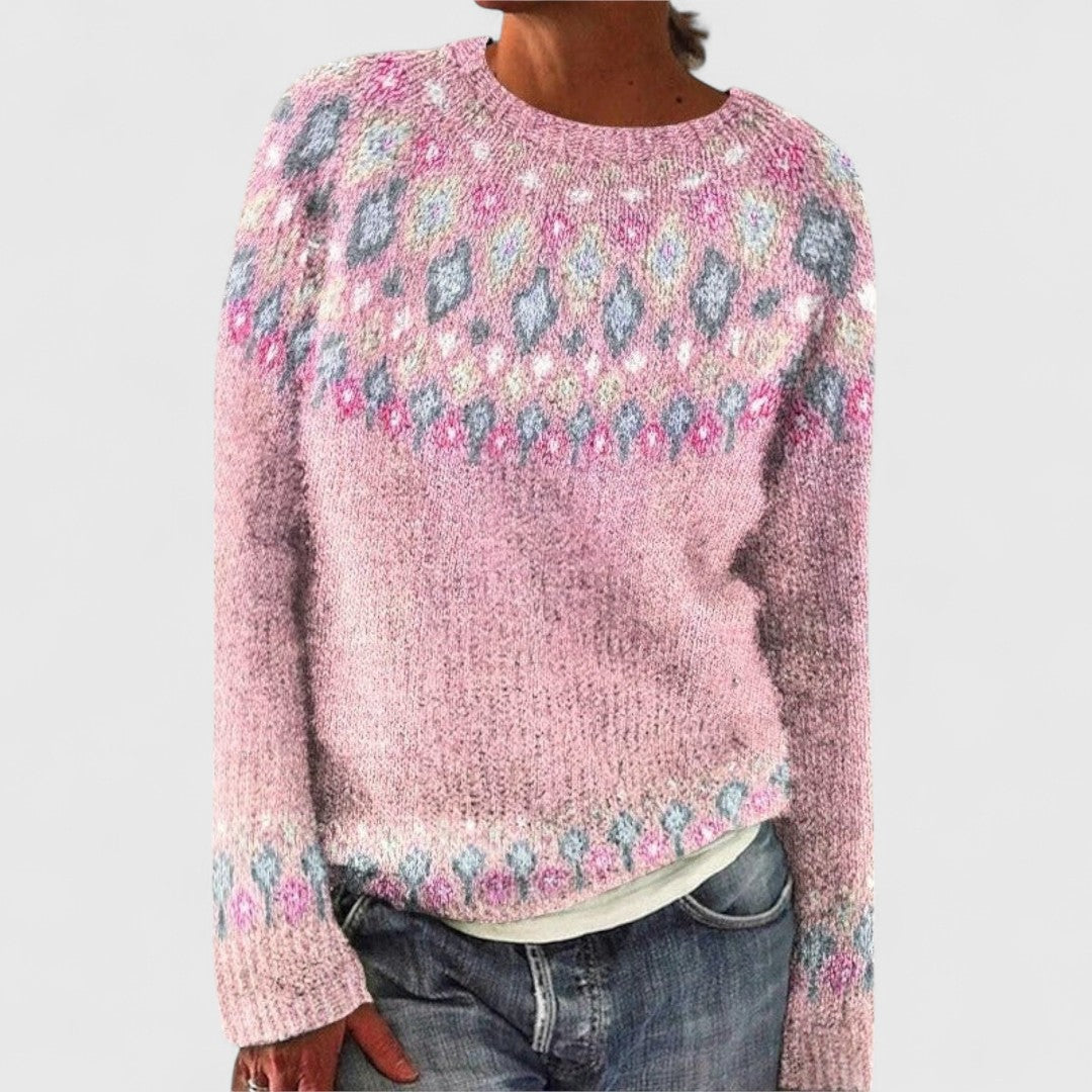 Ophelia | Patterned Knit Sweater