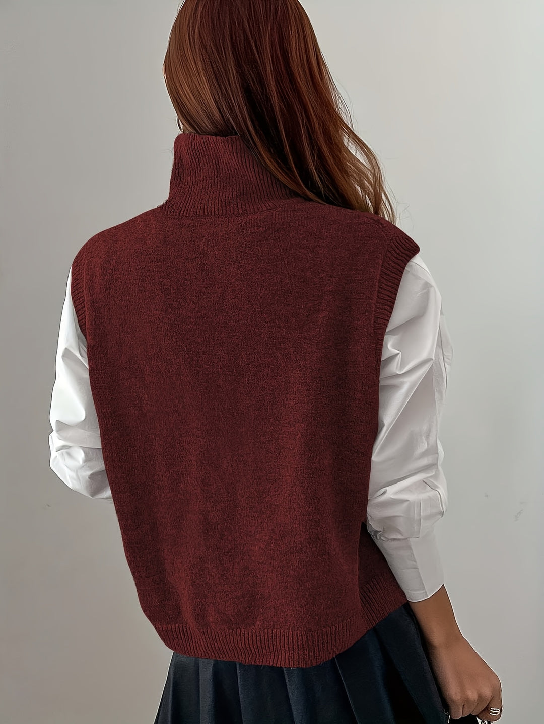 Eloora | High-Neck Sweater Vest