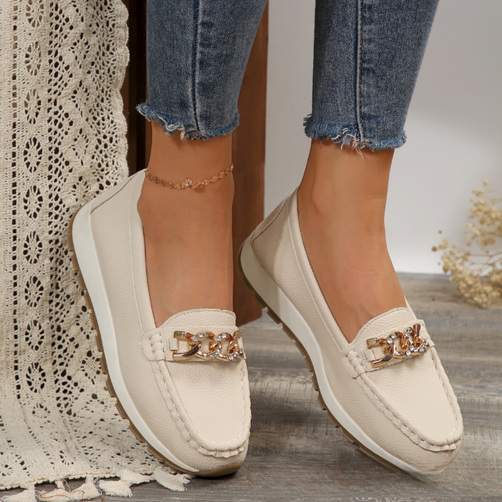Florence | Chain-Detail Comfort Loafers