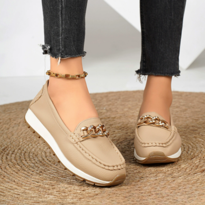 Florence | Chain-Detail Comfort Loafers