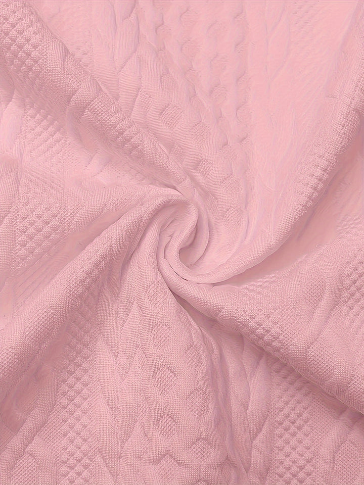 Whitney | Textured Half-Zip Sweatshirt