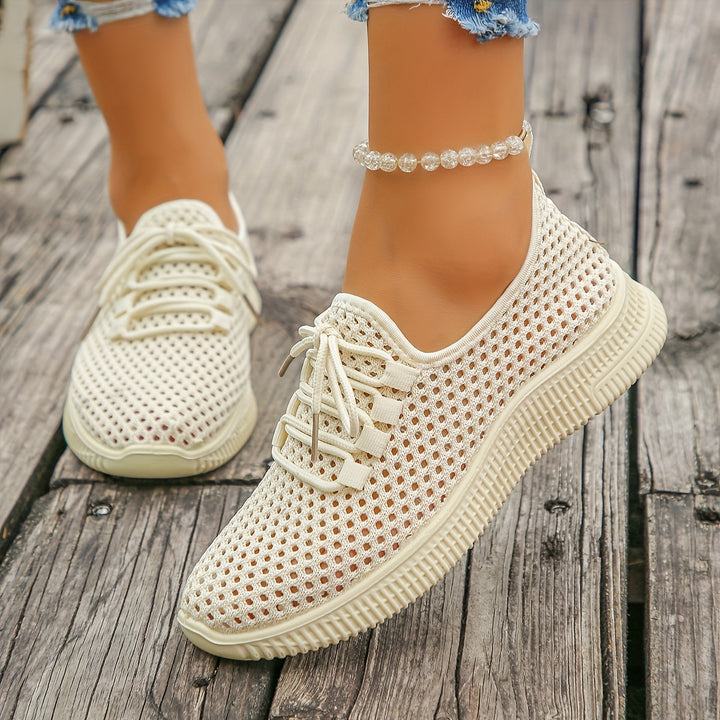 Freya | Breathable Woven Slip-On Sneakers