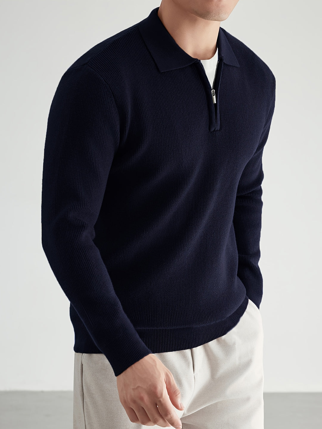 Desmond | Refined Zip-Collar Sweater