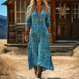 Diana | Flowing Bohemian Maxi Dress