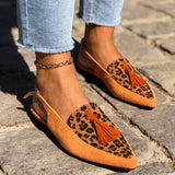 Caroline | Pointed Tassel Flats