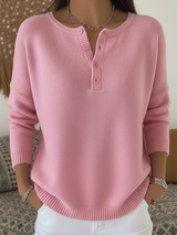 Maren | Soft Button-Neck Jumper