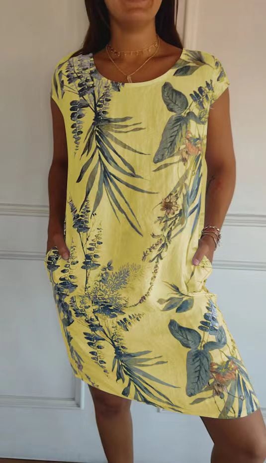 Suzanne | Botanical Print Summer Dress