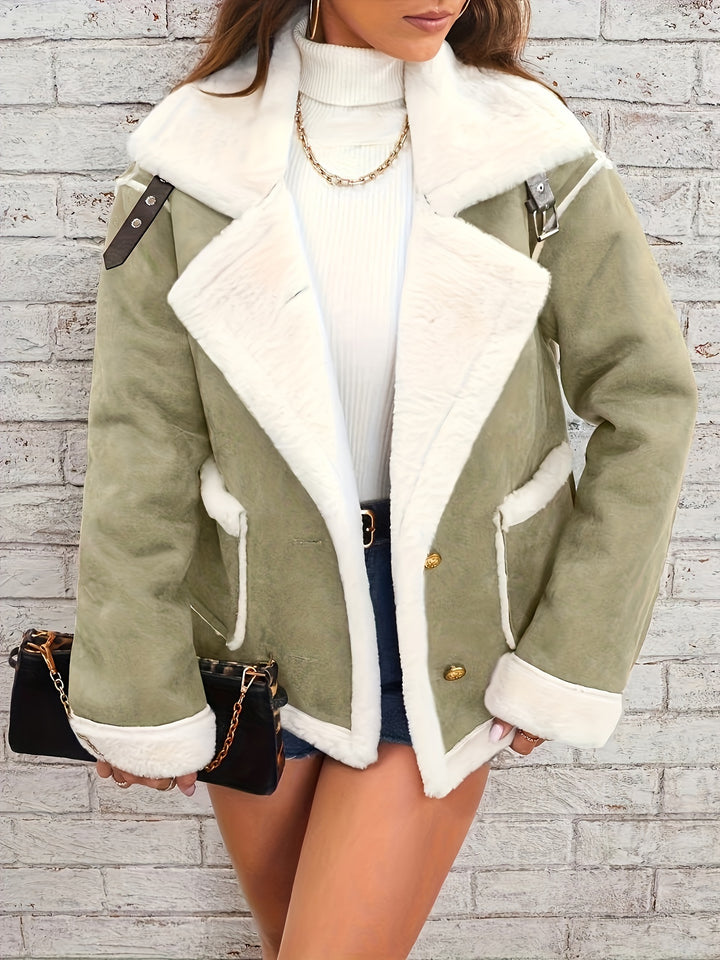 Cordelia | Cosy Shearling-Trim Jacket