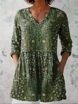 Linnea | Floral V-Neck Tunic