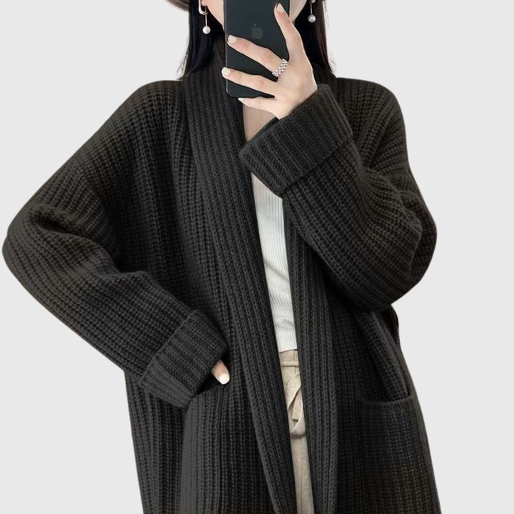 Phoebe | Relaxed Open-Front Cardigan