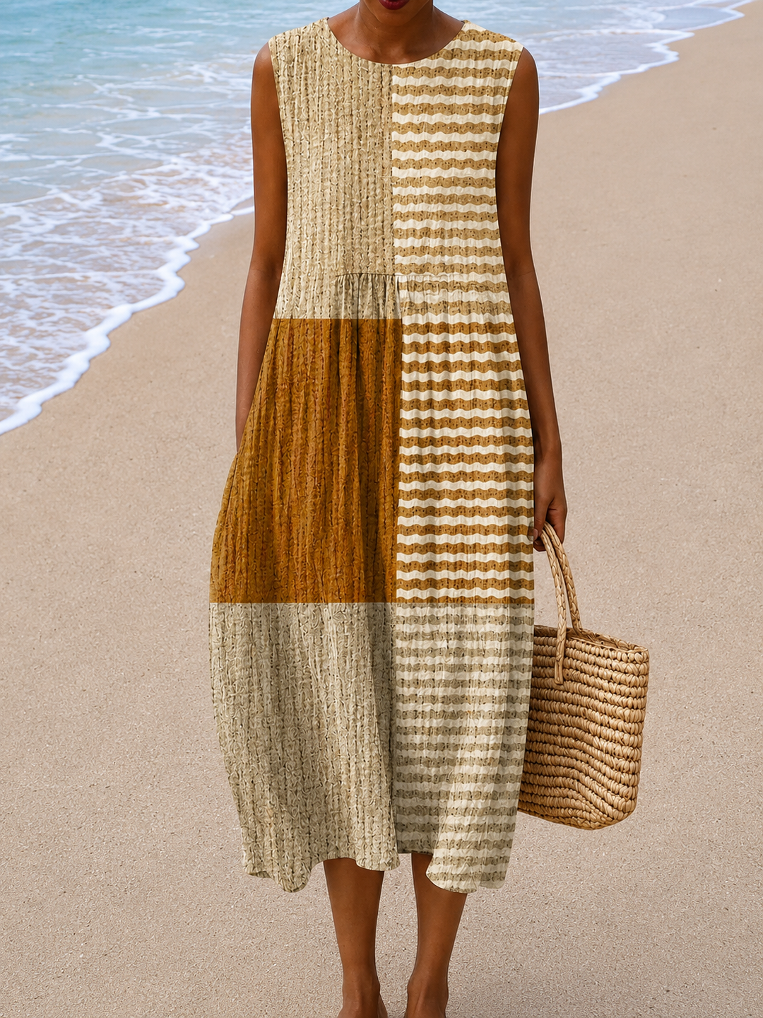Orla | Relaxed Sleeveless Midi Dress