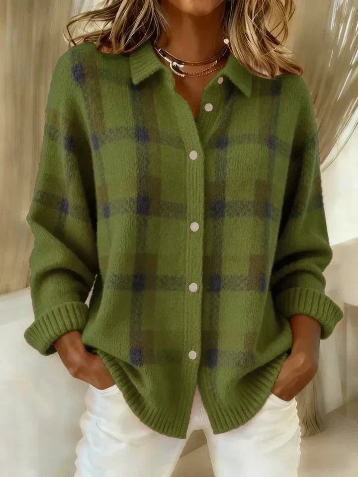 Juniper | Cosy Plaid Button-Up Shirt