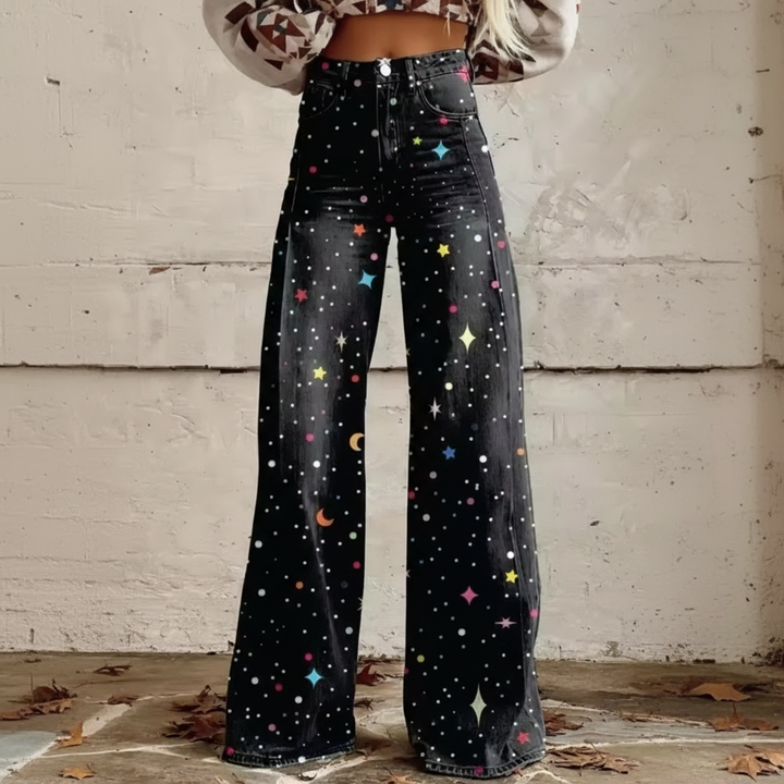 Serena | Celestial Wide-Leg Trousers