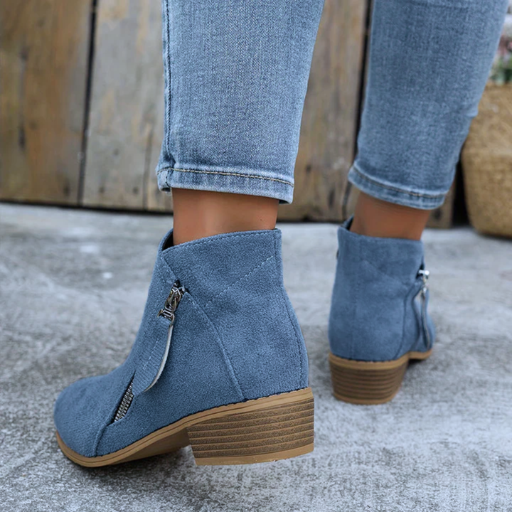 Adeline | Classic Side-Zip Ankle Boots