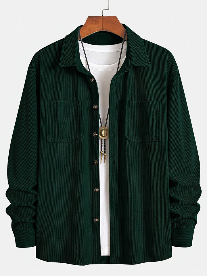 Dalton | Textured Ribbed Overshirt