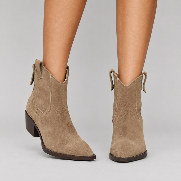 Geraldine | Refined Western Ankle Boots