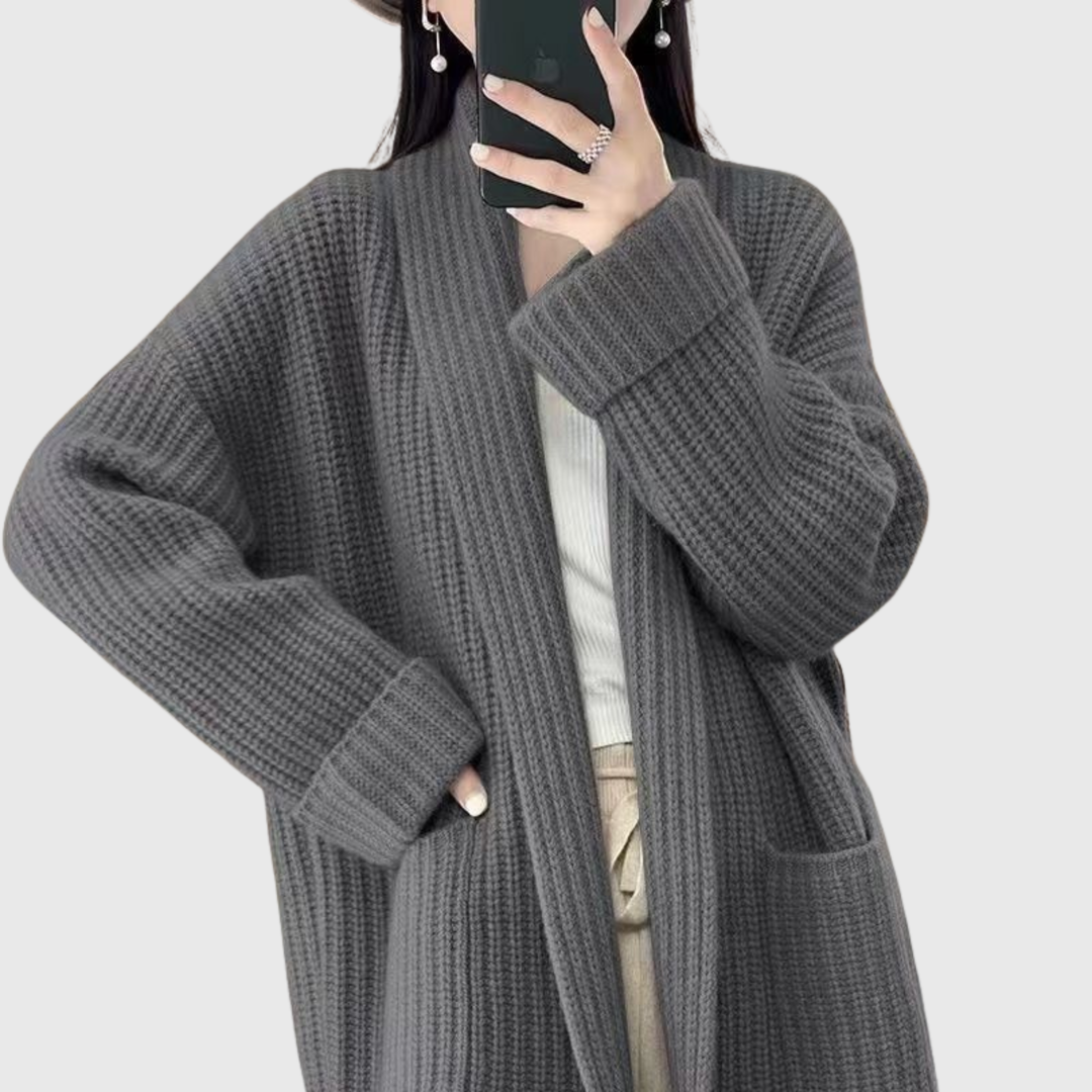Phoebe | Relaxed Open-Front Cardigan